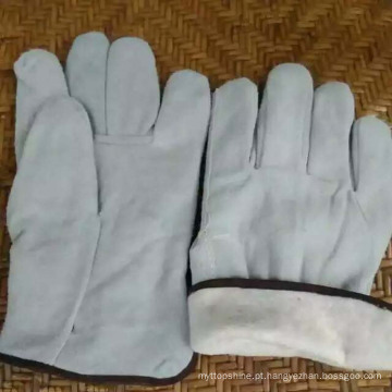 Trabalhador de proteção Professional Industrial Leather Safety Labor Gloves